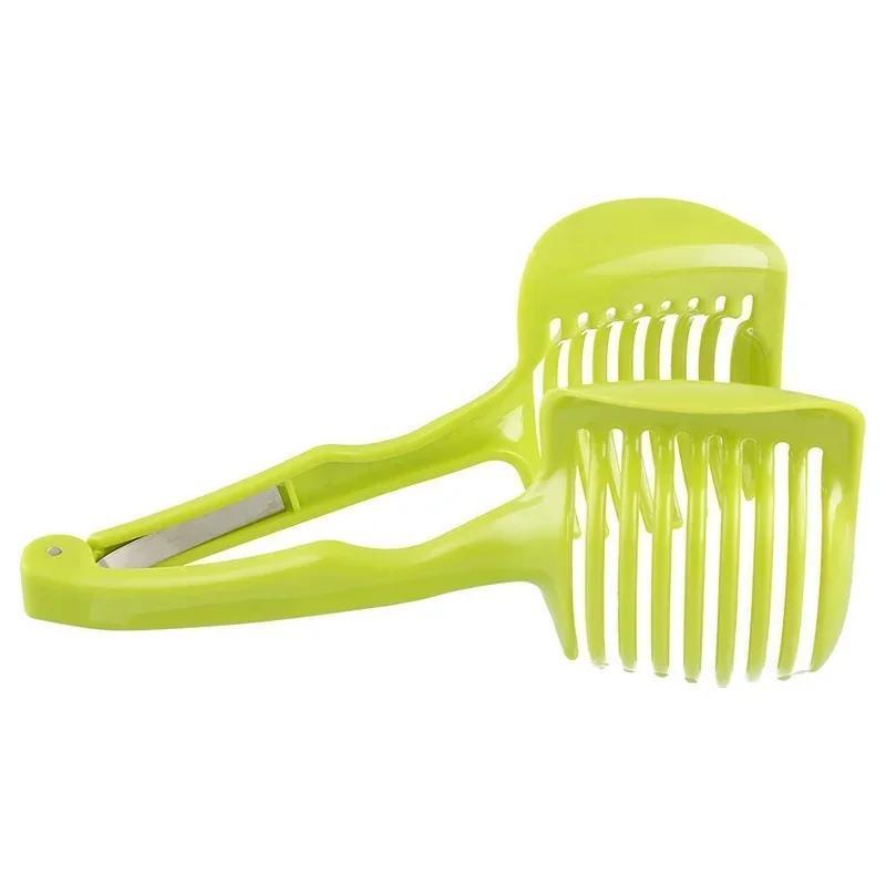 Tomato Slicer Fruits Cutter Stand Utensilios Pastry Cake Grip Clamp Lemon Shreadders Slicer Cozinha Kitchen Accessories