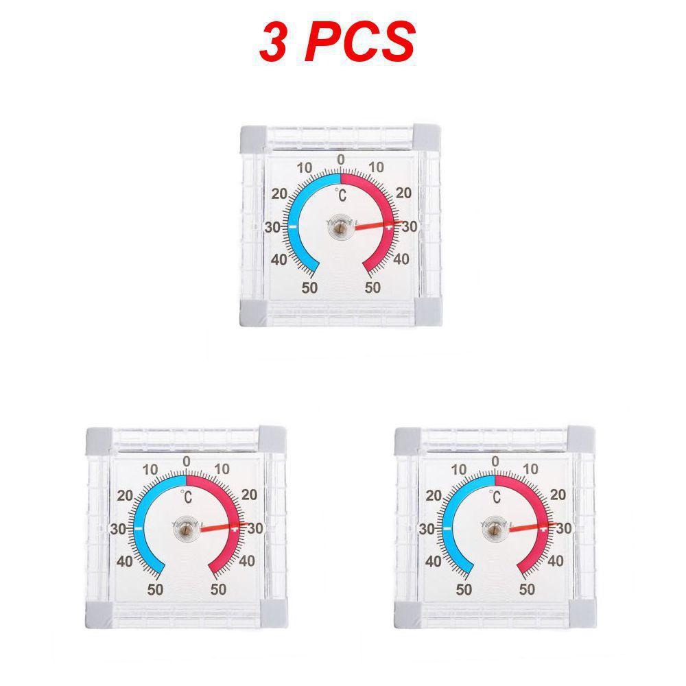 New Temperature Thermometer Window Indoor Outdoor Wall Garden Home Graduated Disc Measurement