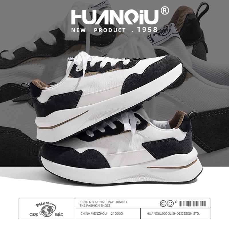 Global ultra-light and thin casual shoes men's summer breathable student sports shoes shock-absorbing platform running shoes ZHQ-HY521