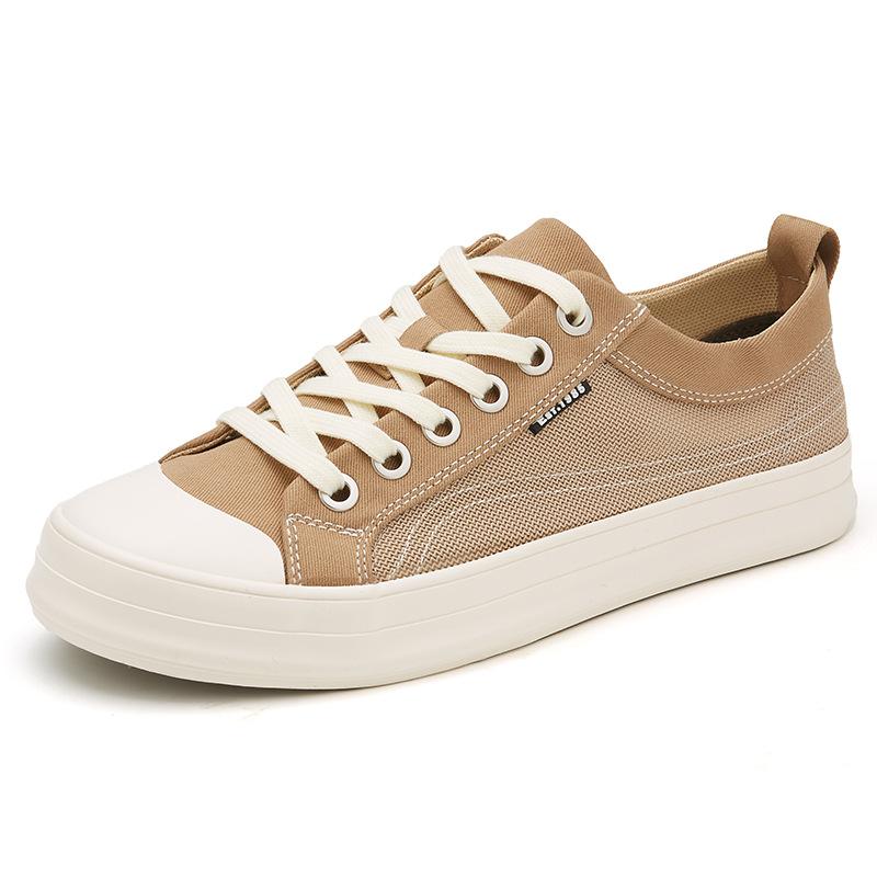 Shining The New Summer Mens Shoes Korean Style Trendy Versatile Fashion Casual Mens Cloth Shoes Breathable Mesh Shoes