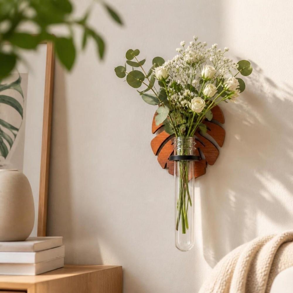Vase Wall Mounted Planter Home Ornaments Flower Pot Minimalist Planter Holder Home Decor