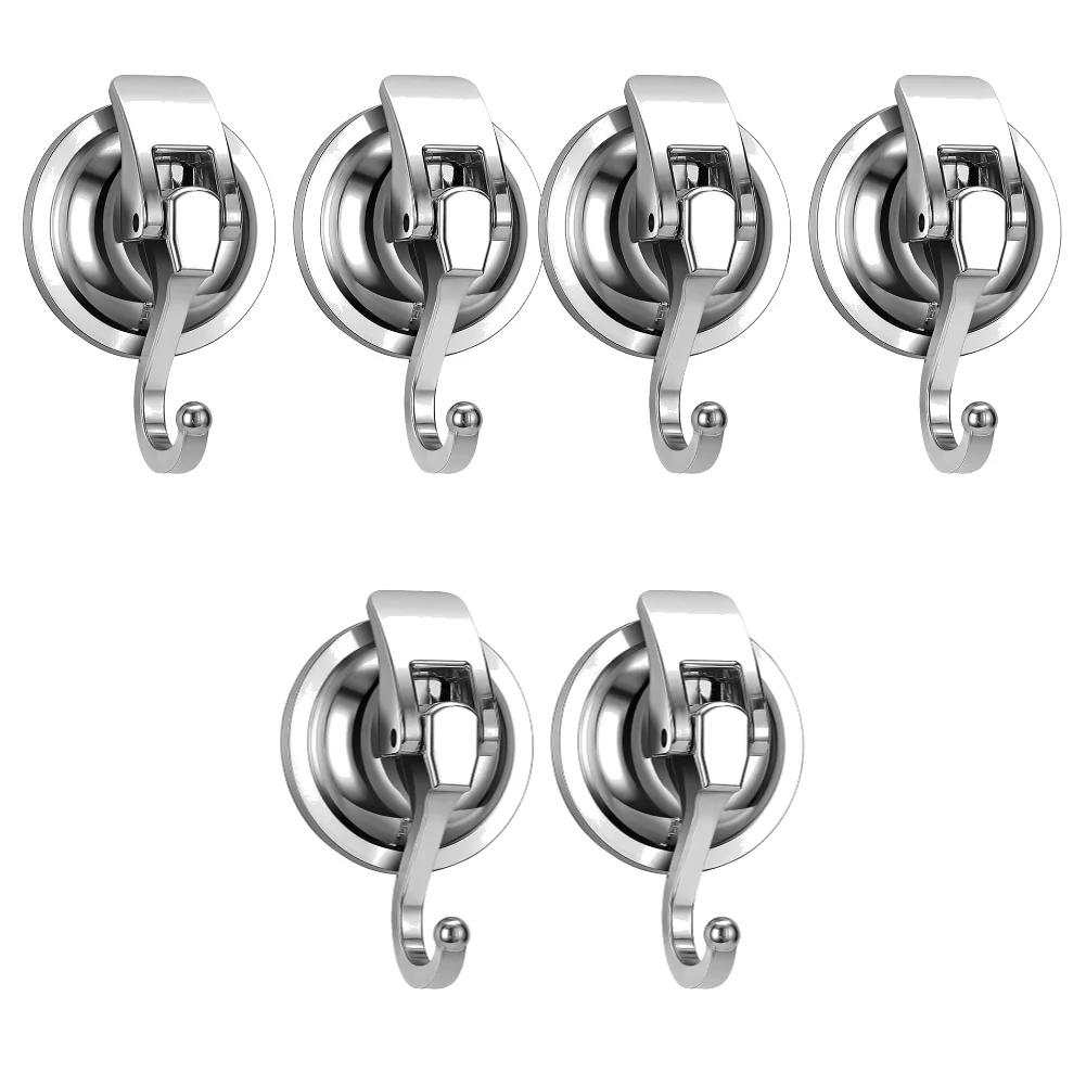 10-2 Stück Hochleistungs-Vakuum-Saugnapfhaken Wiederverwendbarer Spurloser Aufhänger Abnehmbarer Handtuchhalter für Badezimmer Küche Haken Gadgets