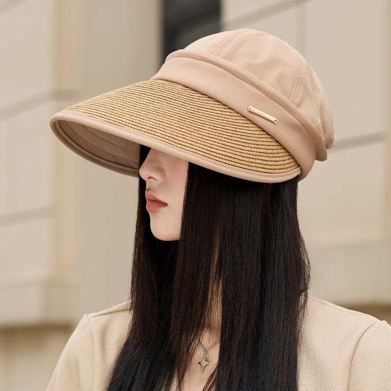 Grass Eaves Outdoor Sun Hat Uv Protection Empty Top Sun Hat Outdoor Sun Protection Breathable Bucket Hat
