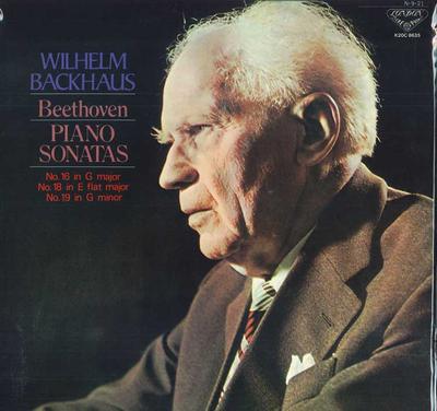 Schallplatte WILHELM BACKHAUS - Beethoven: Klaviersonaten Nr. 16, Nr. K20C8635 LONDON 1984 Japan Obi Klassisch Gebraucht
