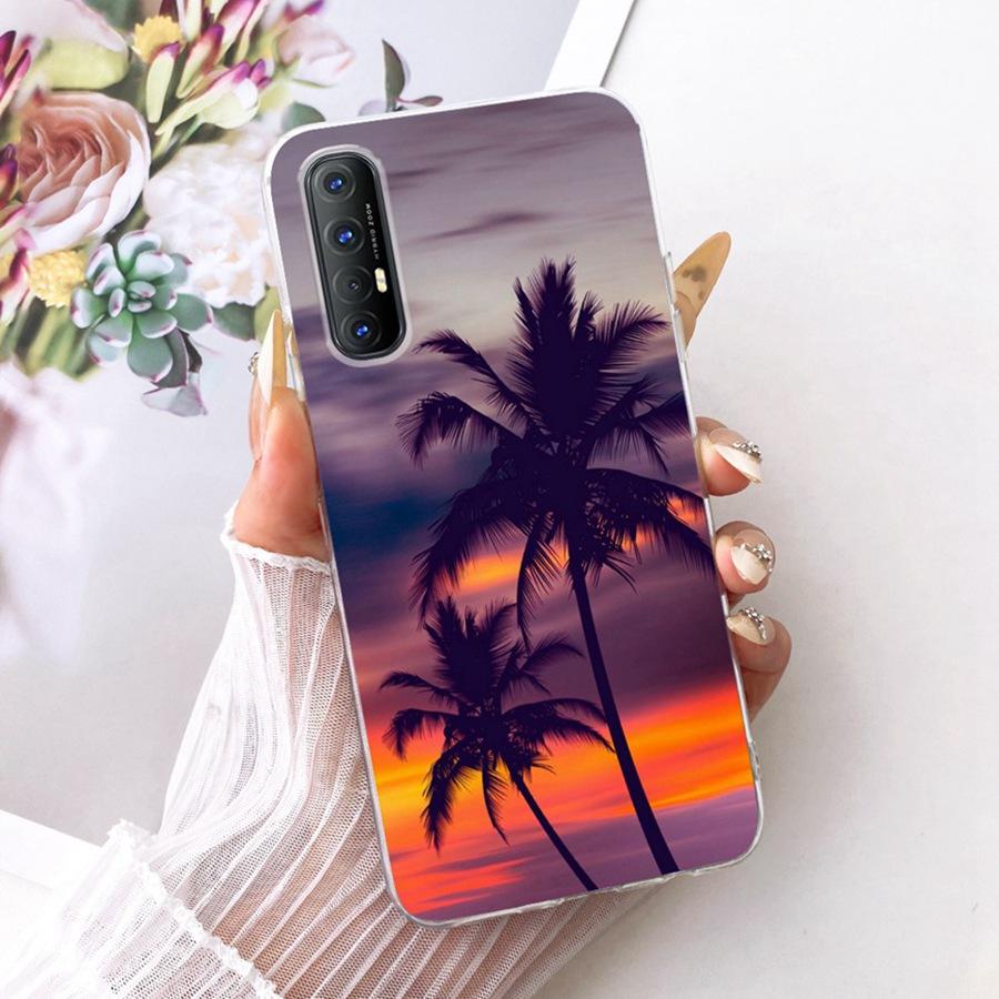 Чехол для OPPO Reno3 Pro 4G CPH2035 Чехол бабочка Силиконовый Мягкий Задний Чехол Для OPPO Reno 3Pro Reno 3 Pro 5G Защитный Чехол Reno 3 Pro 4G