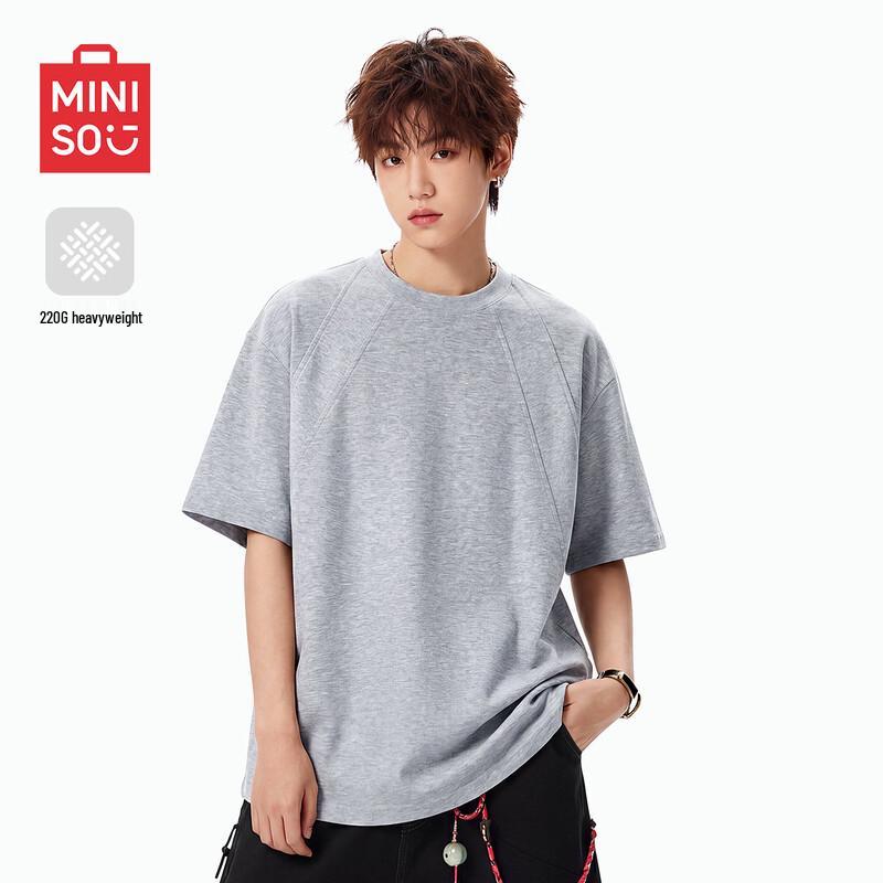 MINISO Men s Heavyweight Mamba Cotton Short Sleeve T-Shirt M