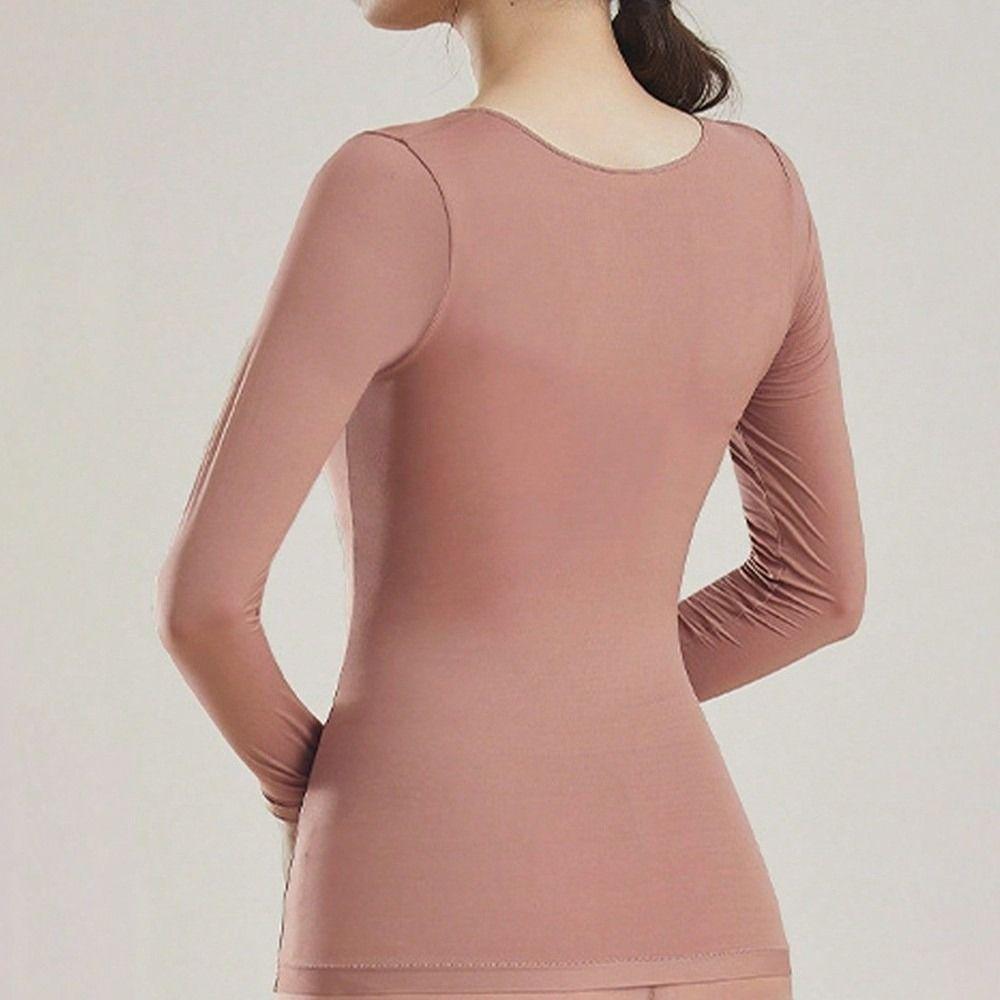 Heat Retention Thermal Underwear Top Long Sleeve Long Sleeve Thermal Shirt Cold Weather