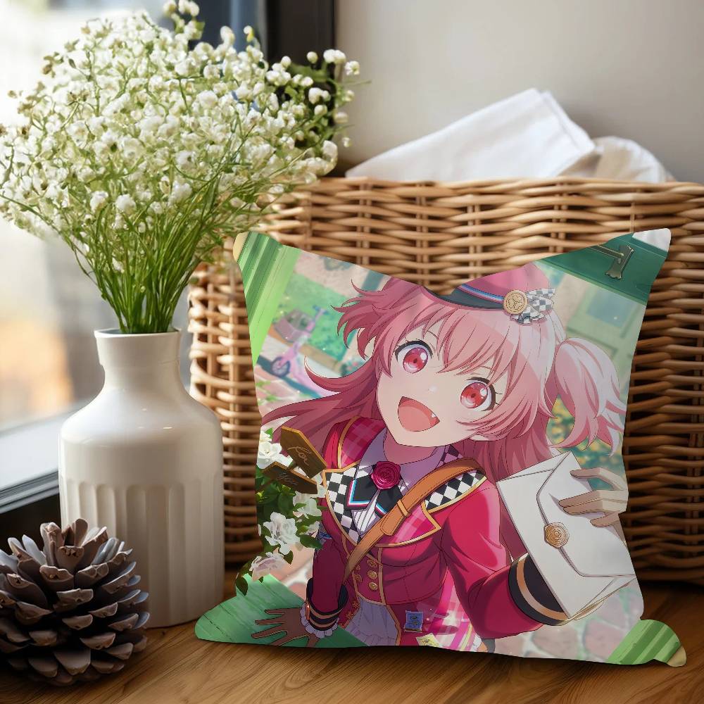 Anime Airi Momoi Pillow Cushion Cover Pillowcase Living Room Sofa Home Decor Customized