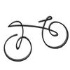 Fahrrad Kunst Skulptur Eisen Minimalistischer Drahtrahmen Stil Elegante Fahrradskulptur für Radfahren