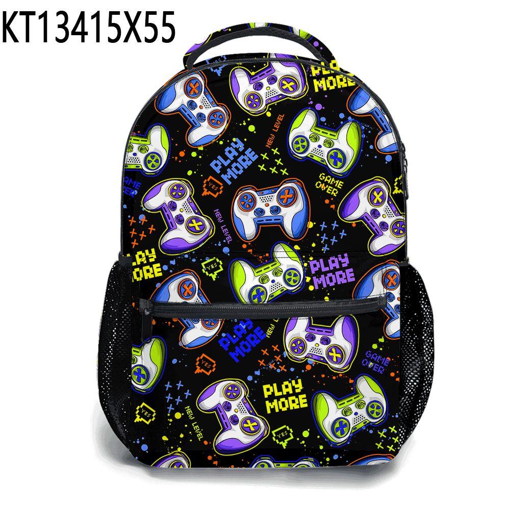 

Cartoon Youthful School Bags Unisex Plum Blossom Chinese Elements Travel Bags 3D Print Oxford Notebook Shoulder Backpacks бежевый