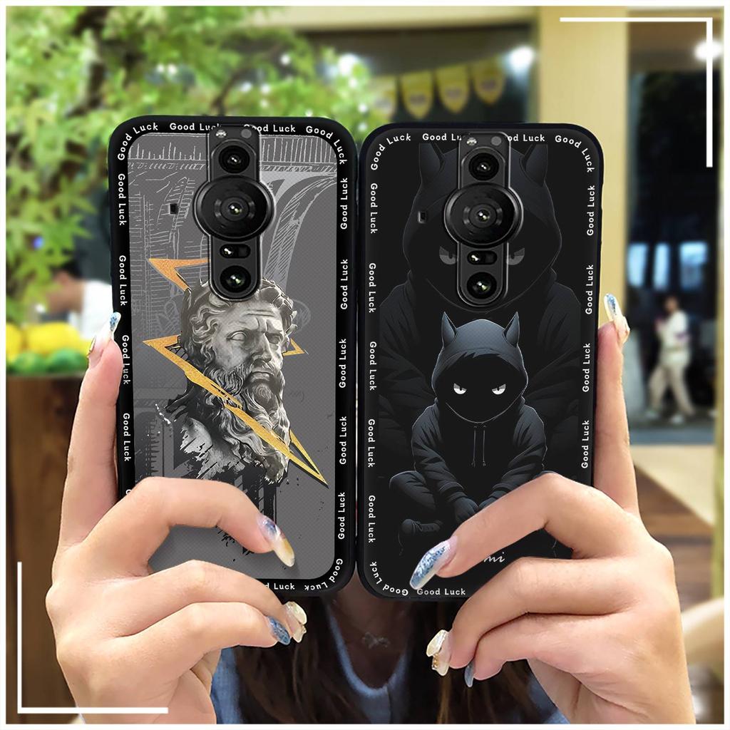 Waterproof Graffiti Phone Case For Sony Xperia Pro-I Back Cover Phone Pouch Anti-knock Soft Case Cute TPU Shockproof