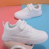Children's Small White Shoes Boys's Skate New Style Middle Large Girls 'four-season Soft Sole Campus Waterproof