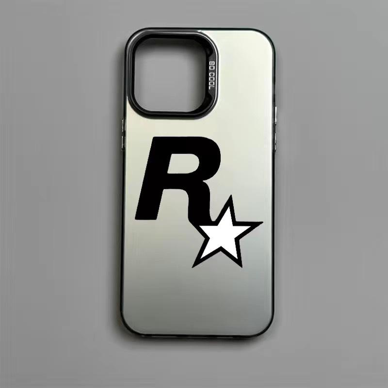 

R Game iPhone 15 Pro Case - Fits iPhone 14, 13, 12, 11, XS Max, XR - Soft, Laser Design iPhone 15 Plus