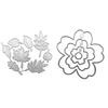 Flower Leaf Die Cut Flower Cutting Dies Scrapbooking Templates for Card Making Packaging Carbon Steel Die Cut Templates