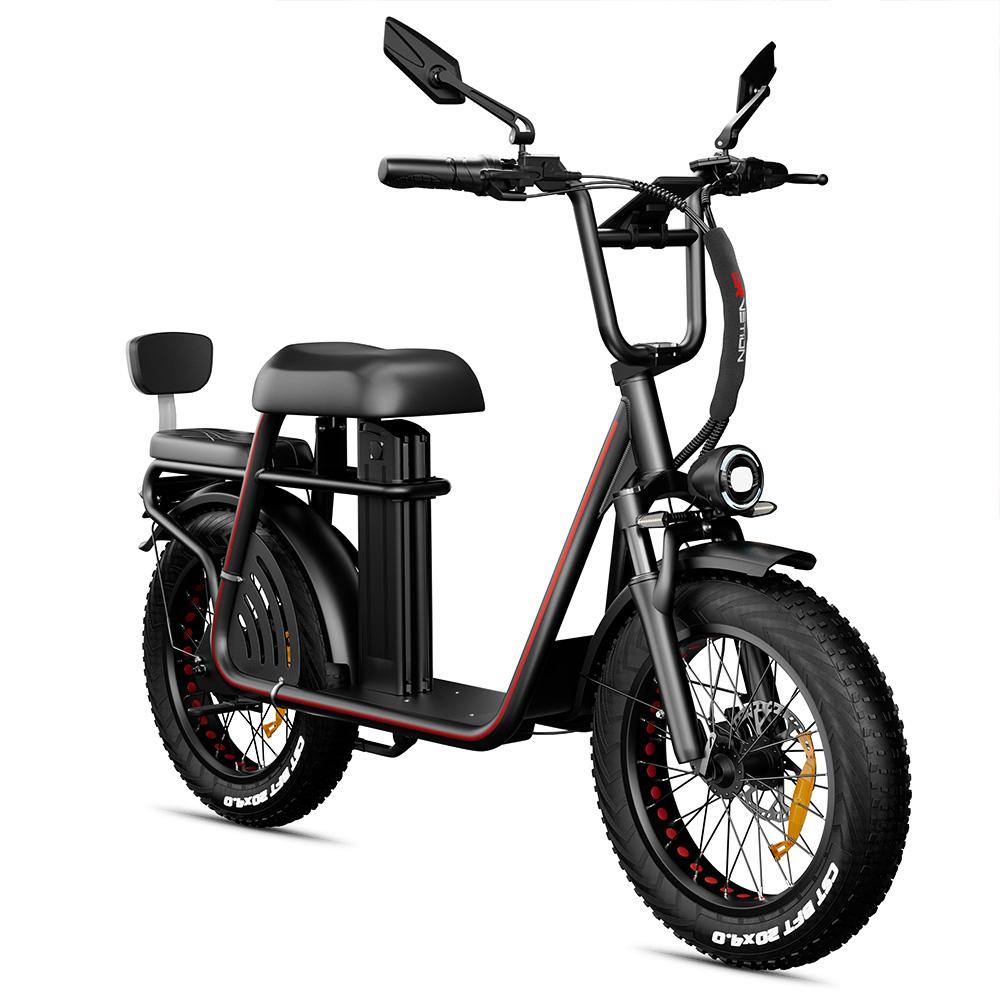 Electric Bicycle Drvetion ET20 20" Fat Tire 1000W Peak Motor City Electric Bike For Adult 48V 20AH NFC One Click Unlock Dual Hydraulic Brake
