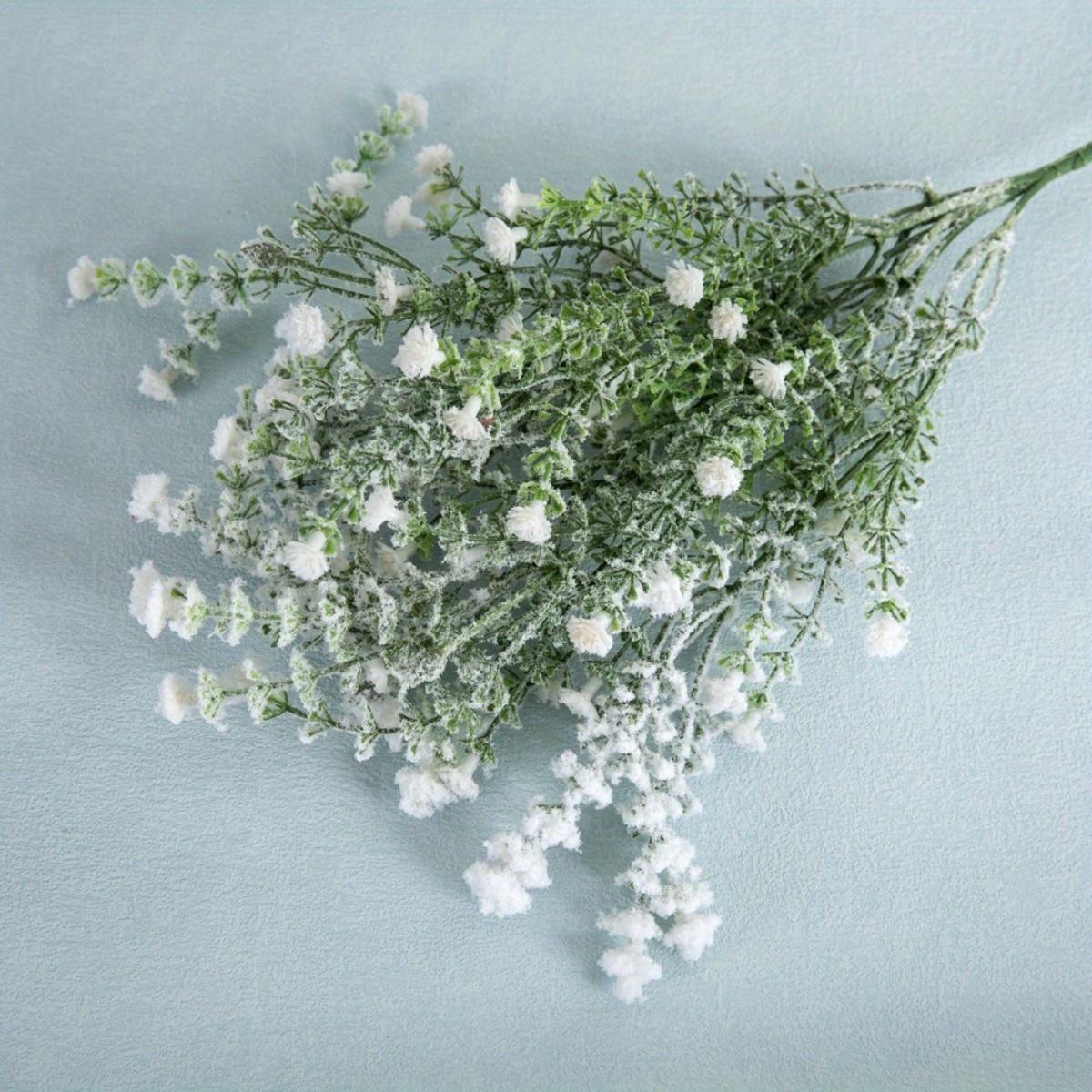 

8 шт. искусственные цветы Babys Breath, искусственные цветы, искусственные растения, белые гипсофилы, искусственные цветы, зеленые стебли для свадебного цветочного декора для вечеринки, домашнего декора 8 Pcs белый
