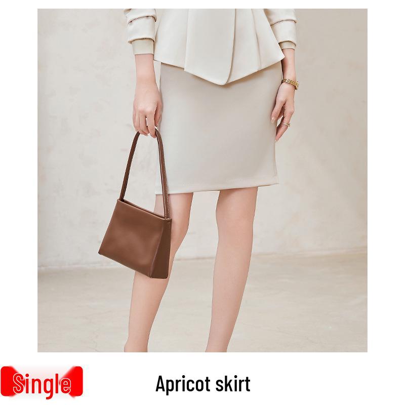 Professional Women's Suit Skirt Set 2024: Elegant Slimming Workwear for Beauty Salon and Property Consultants