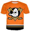 2024 Neues Sommer Herren und Damen Kurzarm Hockey Baseball Golf Street Style Element Kleidung 3D Gedrucktes T-Shirt