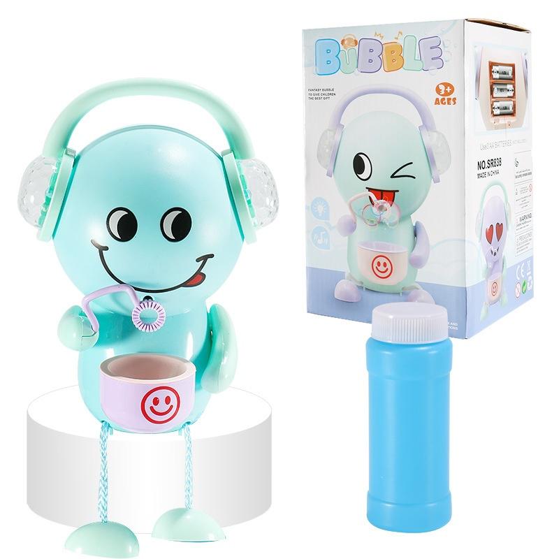 Dětská hračková hra elektrický bublinkový stroj na vyjádření automatický světelný elektrický bublinkový stroj