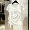 Top da Donna La Chapelle a Maniche Corte con Fiocco