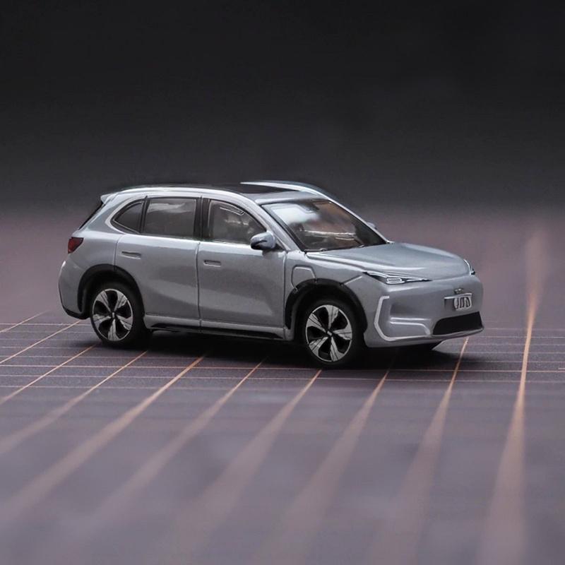 Bburago 1:64 Geely E5 Ex5 Alloy Suv Car Model Diecasts Metal New Energy Vehicles Car Model Simulation Miniature Scale Kids Gifts
