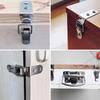 12/1x 90 Degrees Duck-mouth Buckle Hook Lock for Leather Suitcases Wooden Boxes Iron Spring Loaded Draw Toggle Latch Clamp Clip
