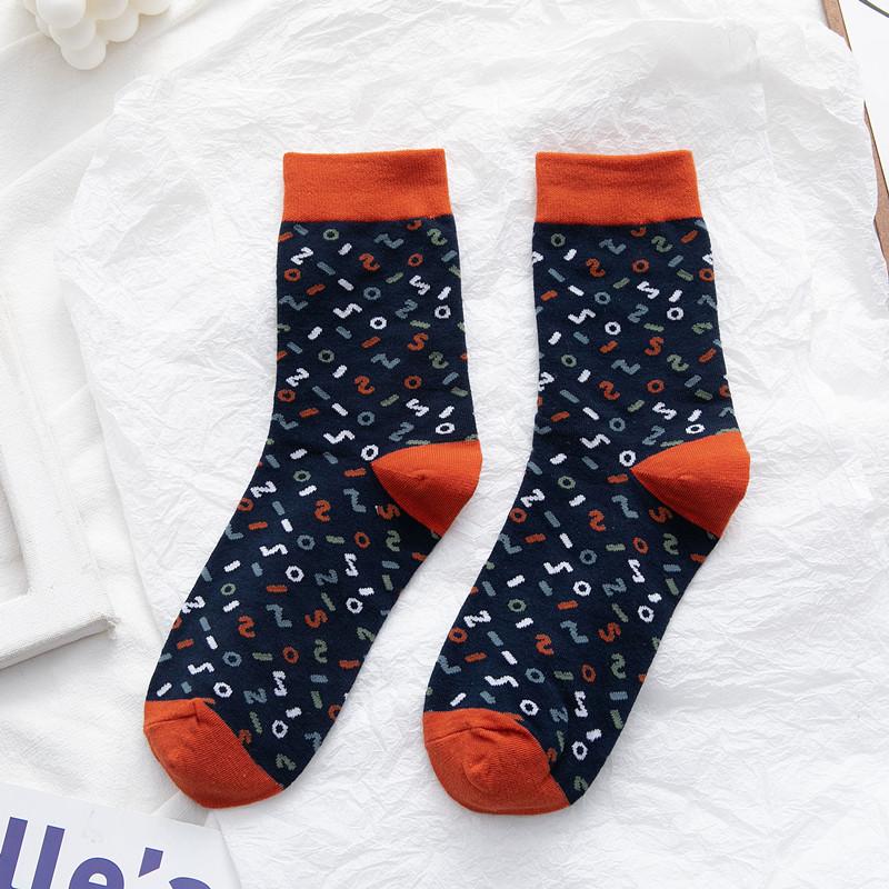 

Adult Socks, Women S Cotton Stockings, Personalized Digital Trendy Socks, Autumn And Winter Women S Socks, Medium Thermal Cotton Socks One size fits all