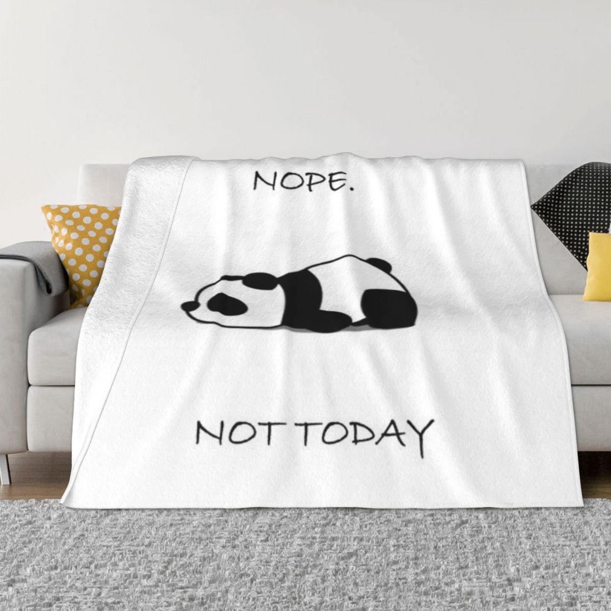 Спящая панда Персонализированный домашний декор Ультрамягкий микрофлисовый плед 50x60in