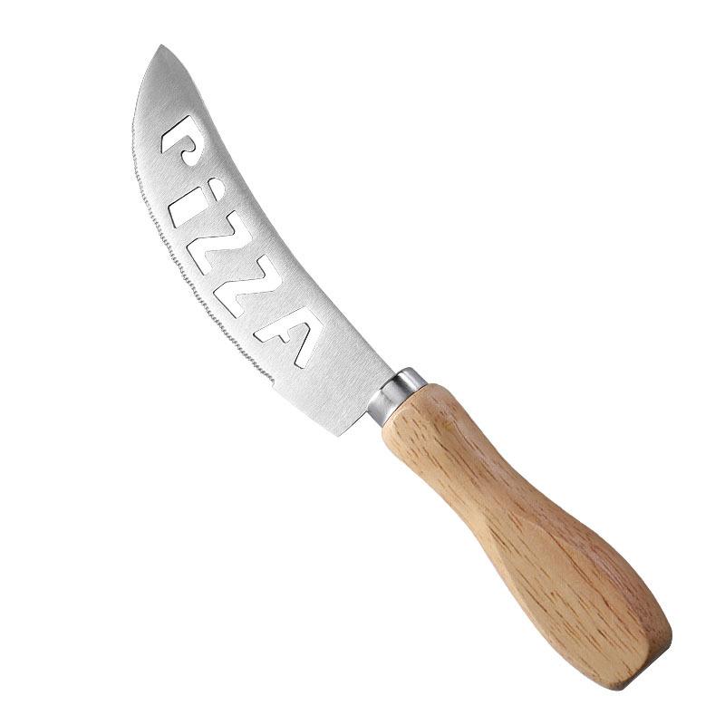 Taglia Pizza in Acciaio Inossidabile Manico in Legno Taglia Pasta per Dolci Accessori da Forno Ruota Tagliente Affettatore Accessori da Cucina Paletta