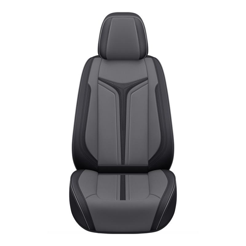 Full Leather Backrest Seat Cushion for Cars - Customizable, Full Surround, and Separate Type