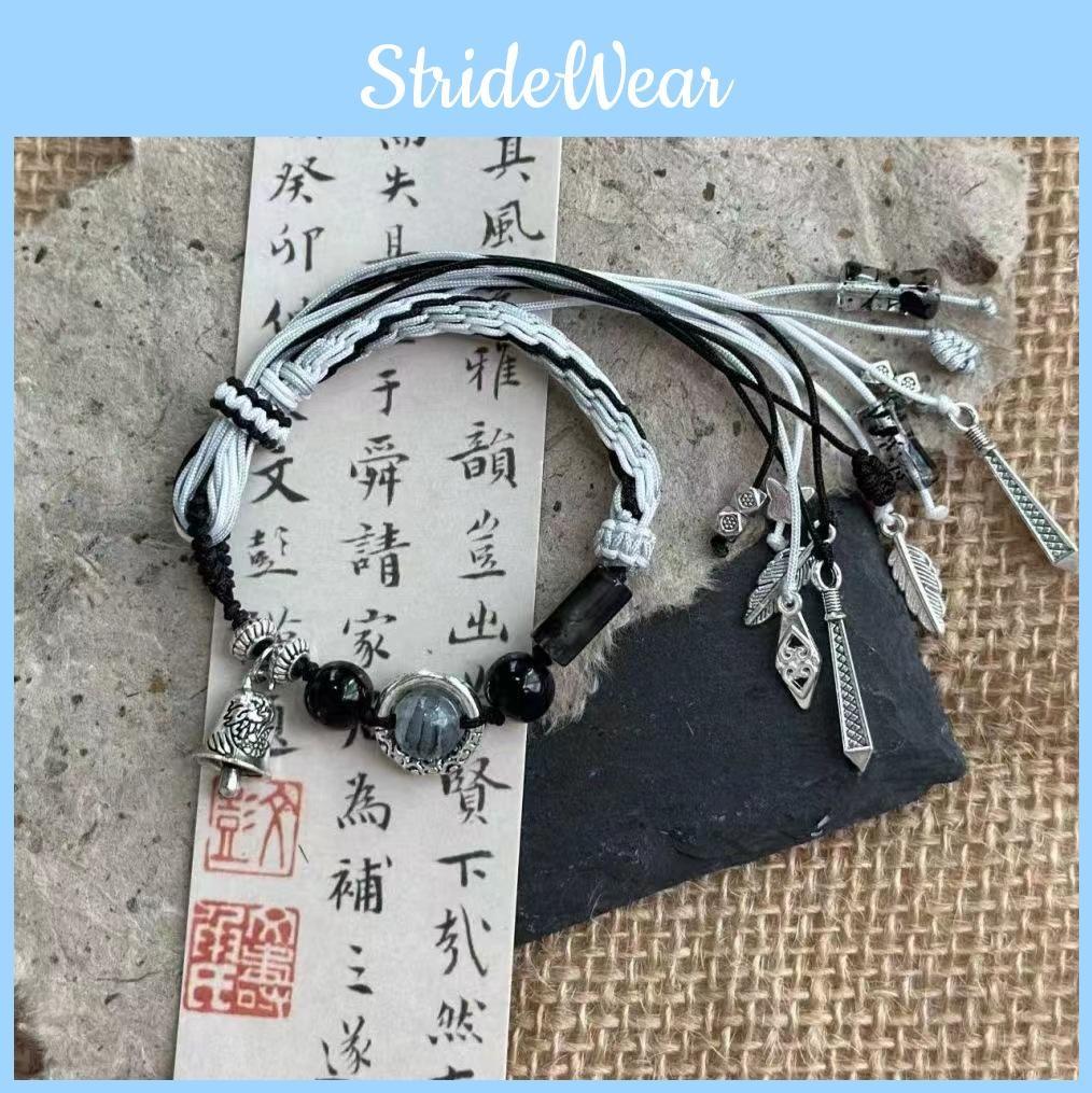 New Elegant Chinese Style Bell Beaded Bracelet With Sophisticated Detailing Handcrafted