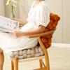 Living Room Cushion Square Hand Woven Plush Household Solid Color Bedroom Pillow Nordic Style Sofa Decoration Bay Window Cushion