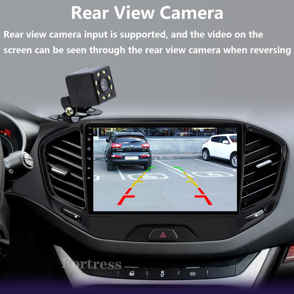 2 Din Android 12 Car Radio Multimedia Video Player For LADA Vesta Cross Sport 2015-2019 GPS 4G WIFI Stereo Carplay Auto QLED RDS