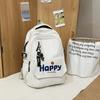 Spring and Summer New Korean Joker Fashion Trend Junior High School and High School Students Lightweight Backpack.