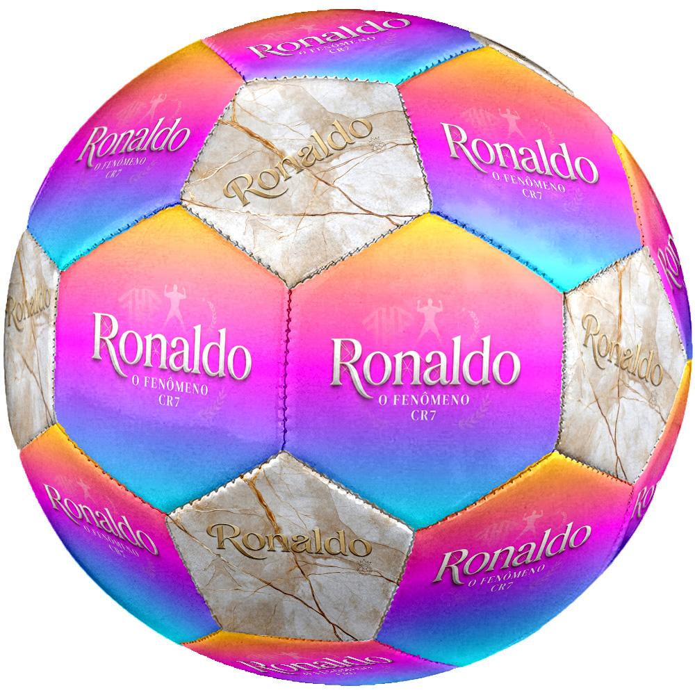 Ronaldo's: Phenomenon Cr7 Size 5 Soccer Football Machine Sewn Indoor/Outdoor Training and Matches Surprise Collection Gift