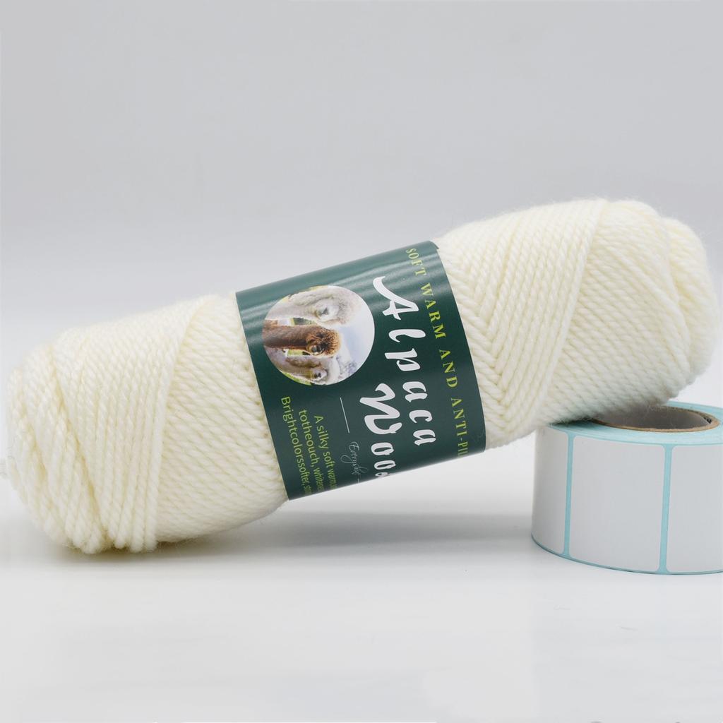 3 Knäuel Alpakawolle Garn 100g/Knäuel, 110m/Knäuel Mehrfarbig Weich & Warm Strick- Häkelgarn für Pullover, Schals, Mützen – 3,5-4,5mm Nadeln/Häkelnadeln