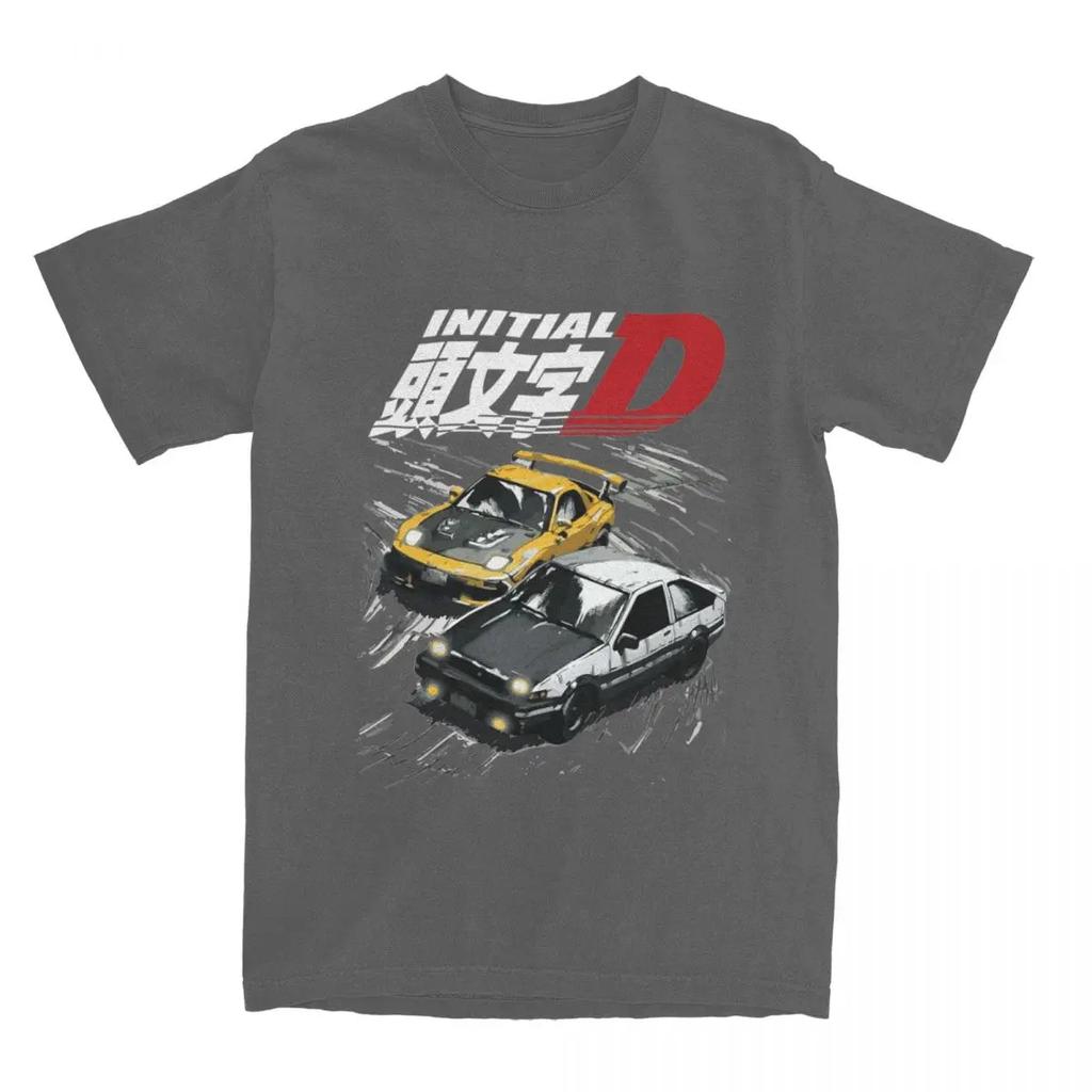 Initial D Tandems AE86 Vs FD Rx-7 T-Shirts Drift Rennwagen Bekleidung T-Shirt T-Shirt Geschenkidee Kleidung