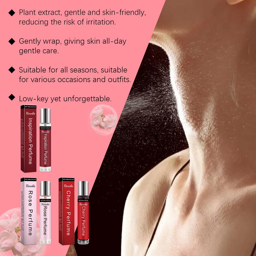 Roxelis Inspiration Rouge Perfume (Rose Wood) Fresh Light Flower Fruit Wood Charm Stay Fragrance Dating