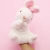 Take Off Hand Puppet Rabbit (White)