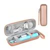 Electric Toothbrush Storage Bag Portable Zippers Travel Case with Compartment Waterproof Travel Organize Bag for Camping