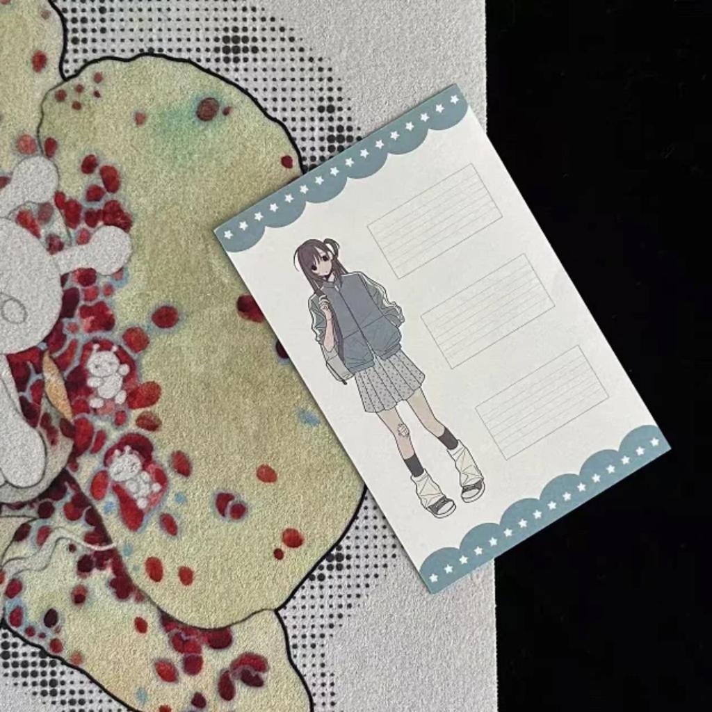 Whimsical Underwater People Sticker Journal Collection: Sample Inner Page Material M5 A7