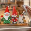 Gnome Wall Stickers Christmas Static Window Sticker, PVC Waterproof Clings, Cartoon Glass Dwarf Art Decals, Cute Faceless for Home Store Holiday Party