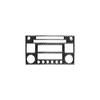 Carbon Fiber Central Console CD Panel Cover Sticker For Nissan 350Z 03-05