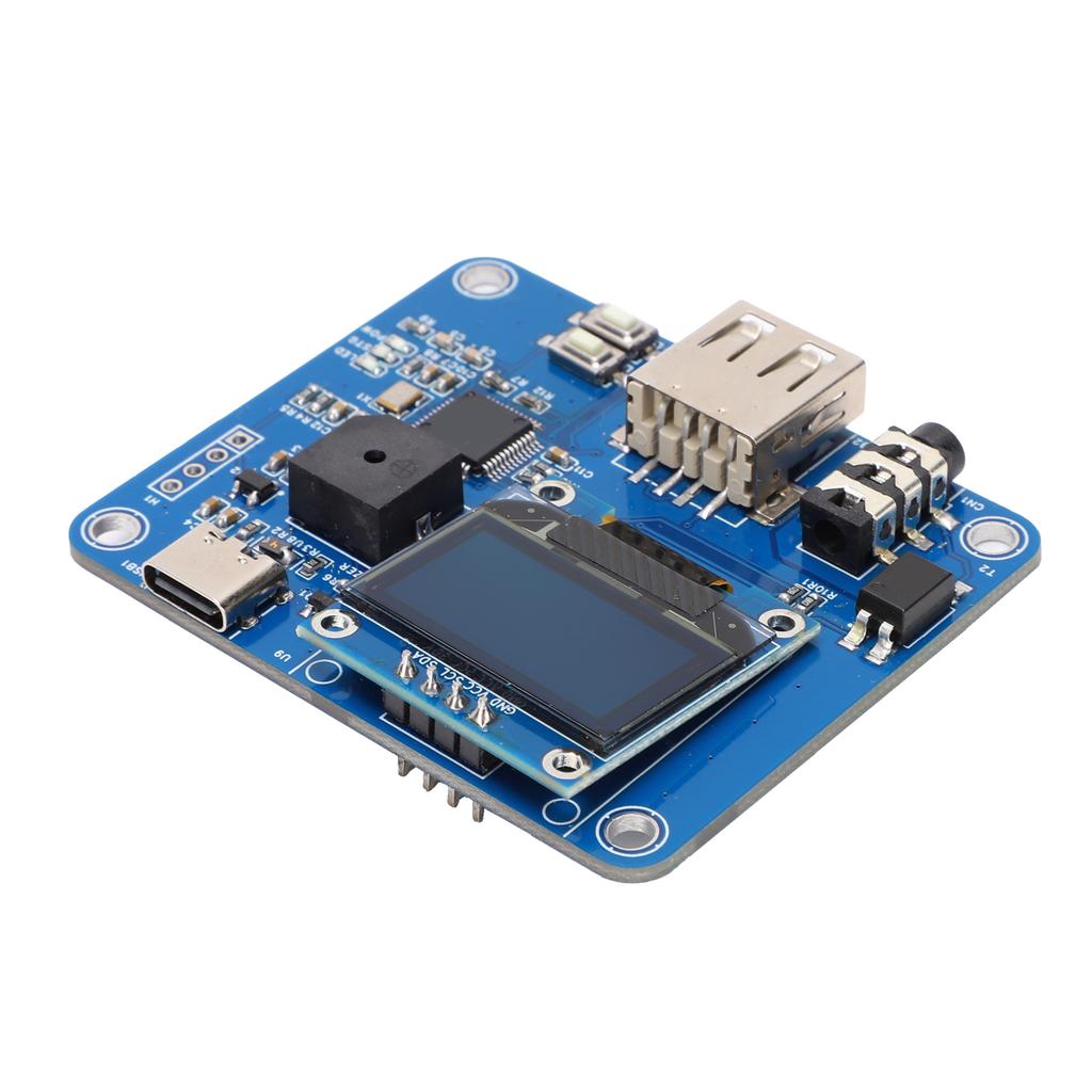 CW Practice Keyboard with OLED Display and USB Interface, Morse Code Keyer for Training