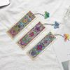 3Pcs Flower Themed DIY with Butterfly Pendants Diamond Art Bookmark Diamond Painting Art Bookmarks for Reading Enthusiasts