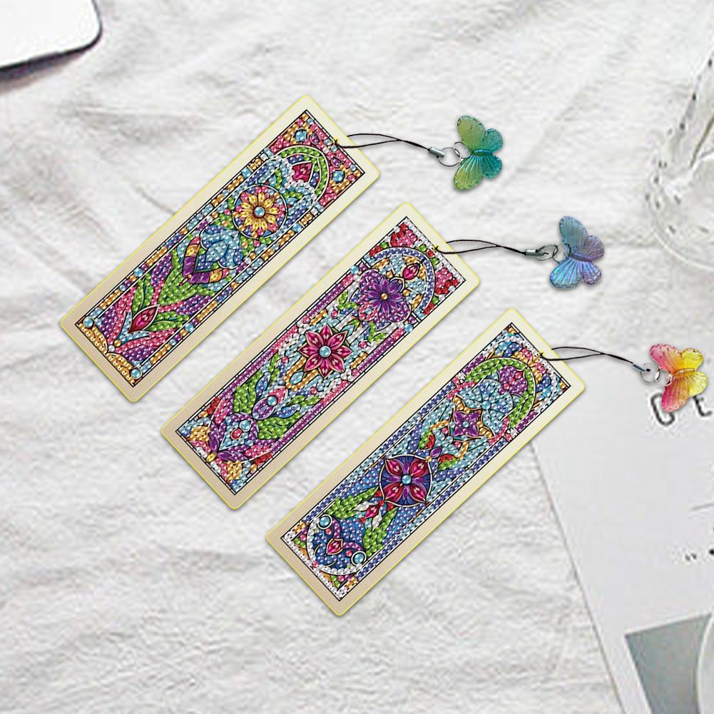 3Pcs Special Shape Cactus Diamond Painting Bookmark DIY Bookmarks Diamond Painting Kits Diamond Painting Bookmark Making Kit
