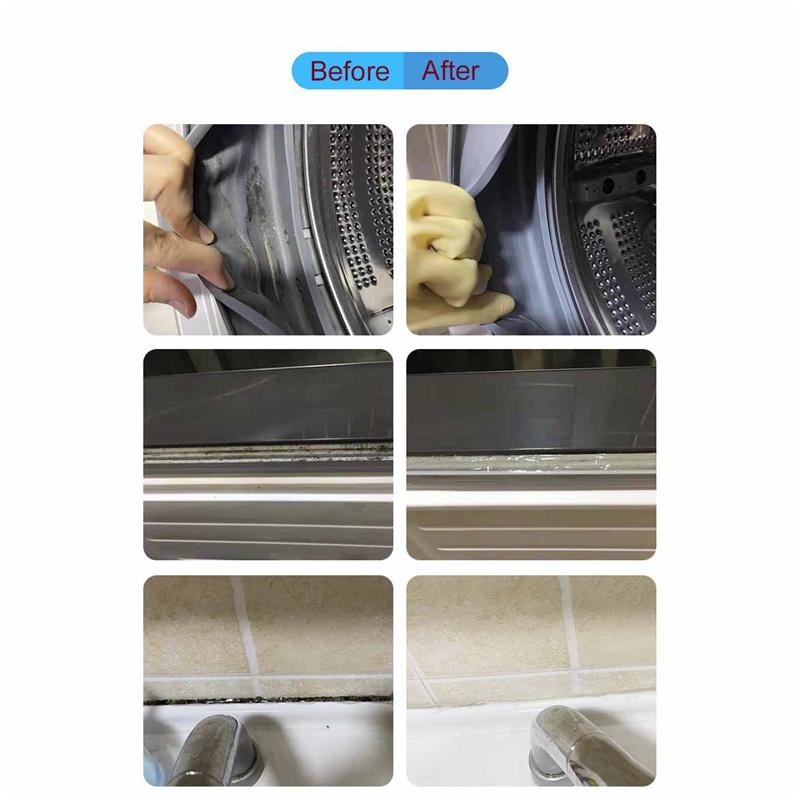 Gel puternic pentru îndepărtarea mucegaiului de uz casnic Bucătărie Frigider Mașină de spălat Cauciuc Elimină Pete Pete Etanșant de perete Curățător chiuvete