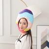 Påsk Huvudbonad Mjuk PP Bomull Härlig Färgglad Ägg Varm Mössa Utklädnad Unisex Tecknad Påskägg Hatt Cosplay Kostym Fotorekvisita