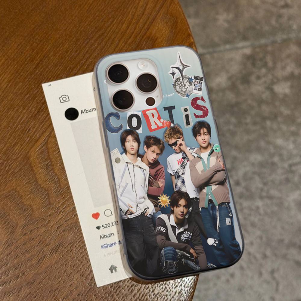 Kpop Music C-CORTIS Phone Case for iPhone 17 16 15 14 13 12 11 Corrugated Frosted Soft Cover Anti-Slip