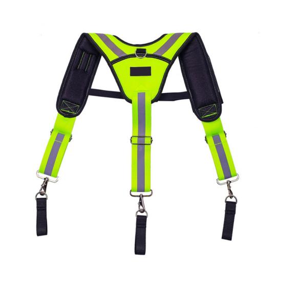Work Tool Belt Suspenders for Construction Electrician Tool Belt with Adjustable Straps with Detachable Phone Pencil Holder Reduce Stress
